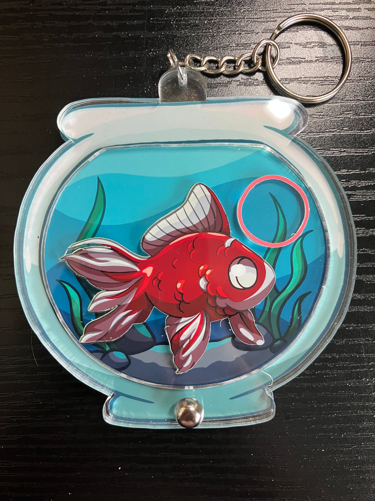 Fishbowl Keychain