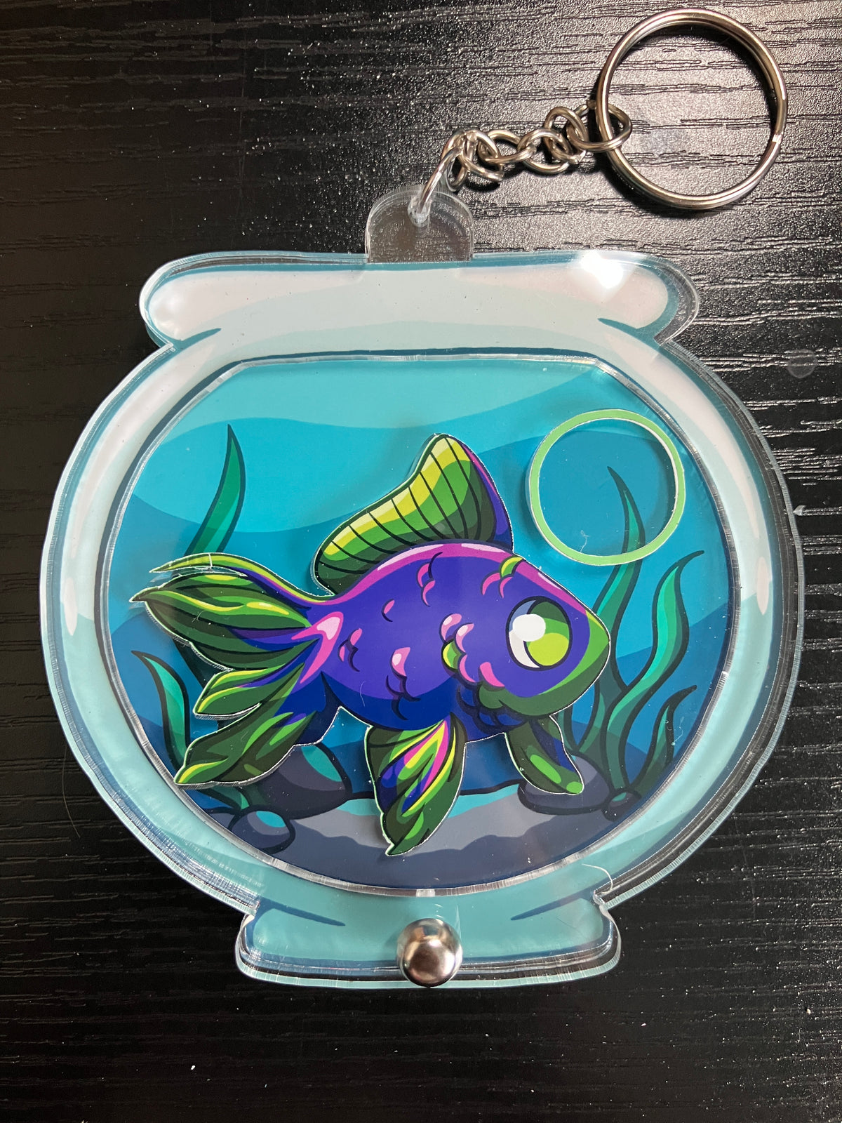 Fishbowl Keychain