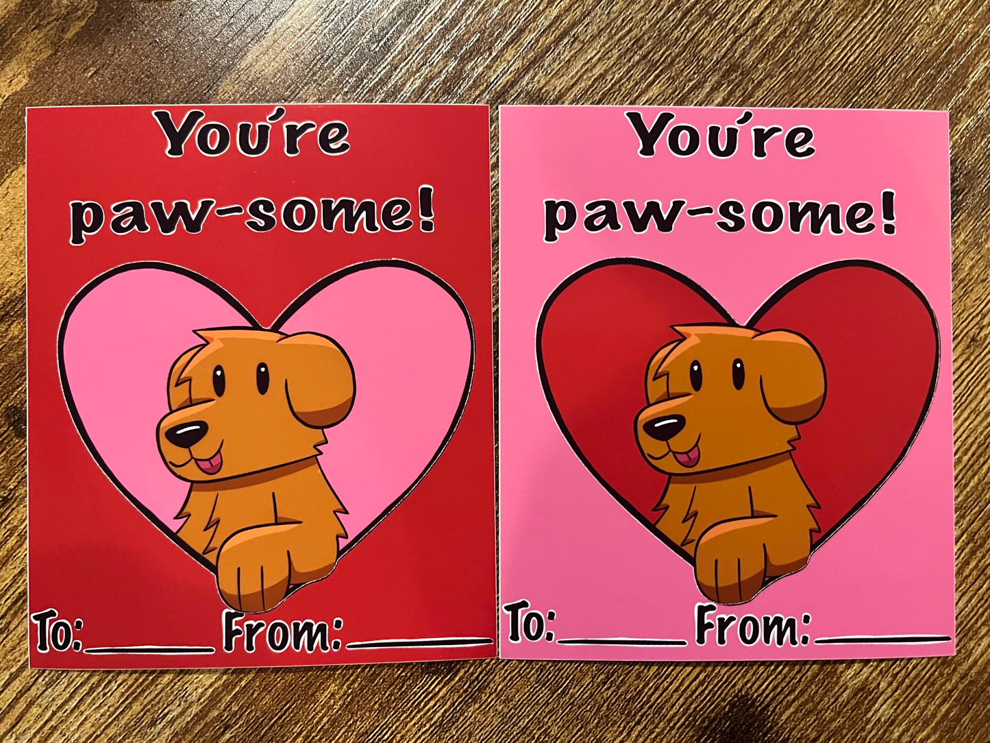 Animal Valentines Day Stickers Set (30 Pcs)