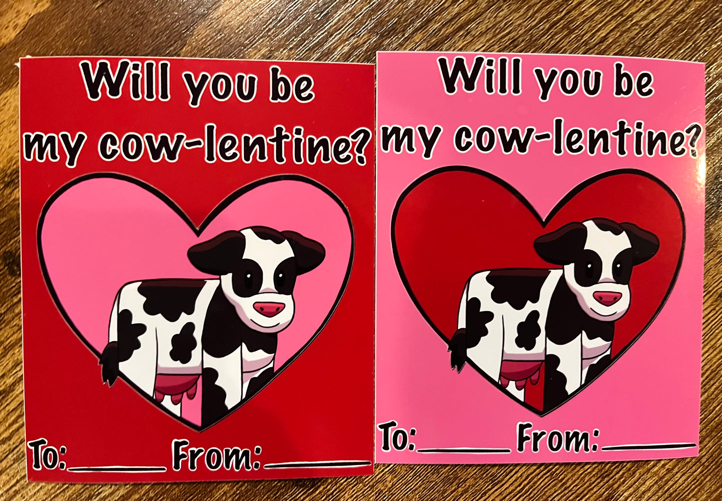 Animal Valentines Day Stickers Set (30 Pcs)