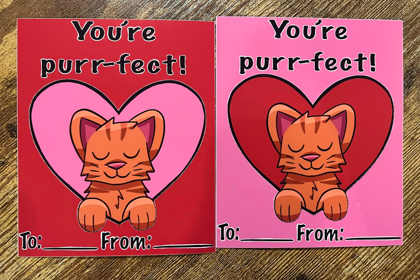 Animal Valentines Day Stickers Set (30 Pcs)