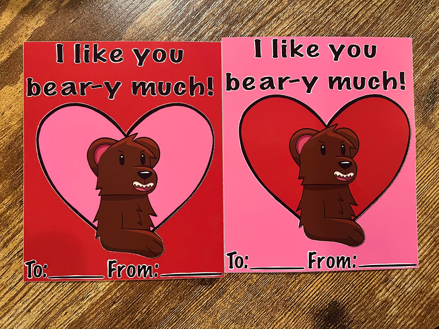Animal Valentines Day Stickers Set (30 Pcs)