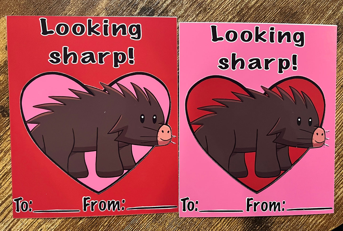 Animal Valentines Day Stickers Set (30 Pcs)
