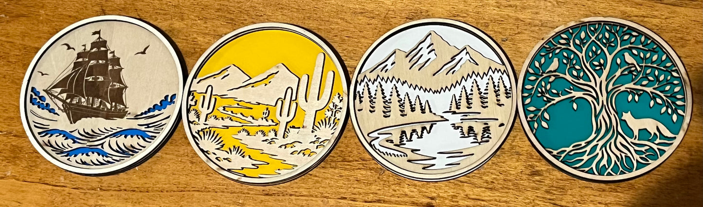 4 Corners Coaster Set