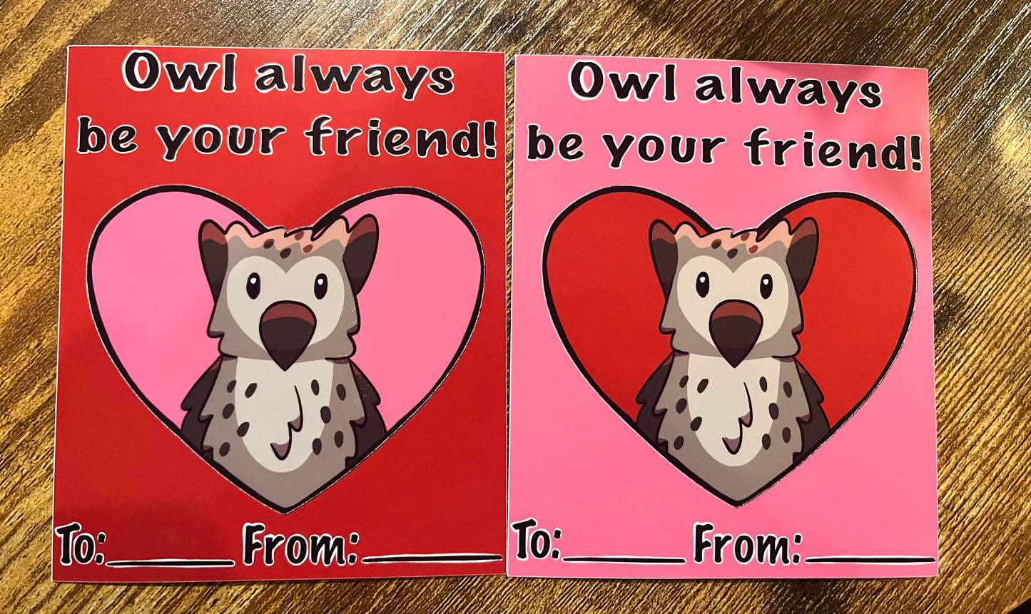 Animal Valentines Day Stickers Set (30 Pcs)