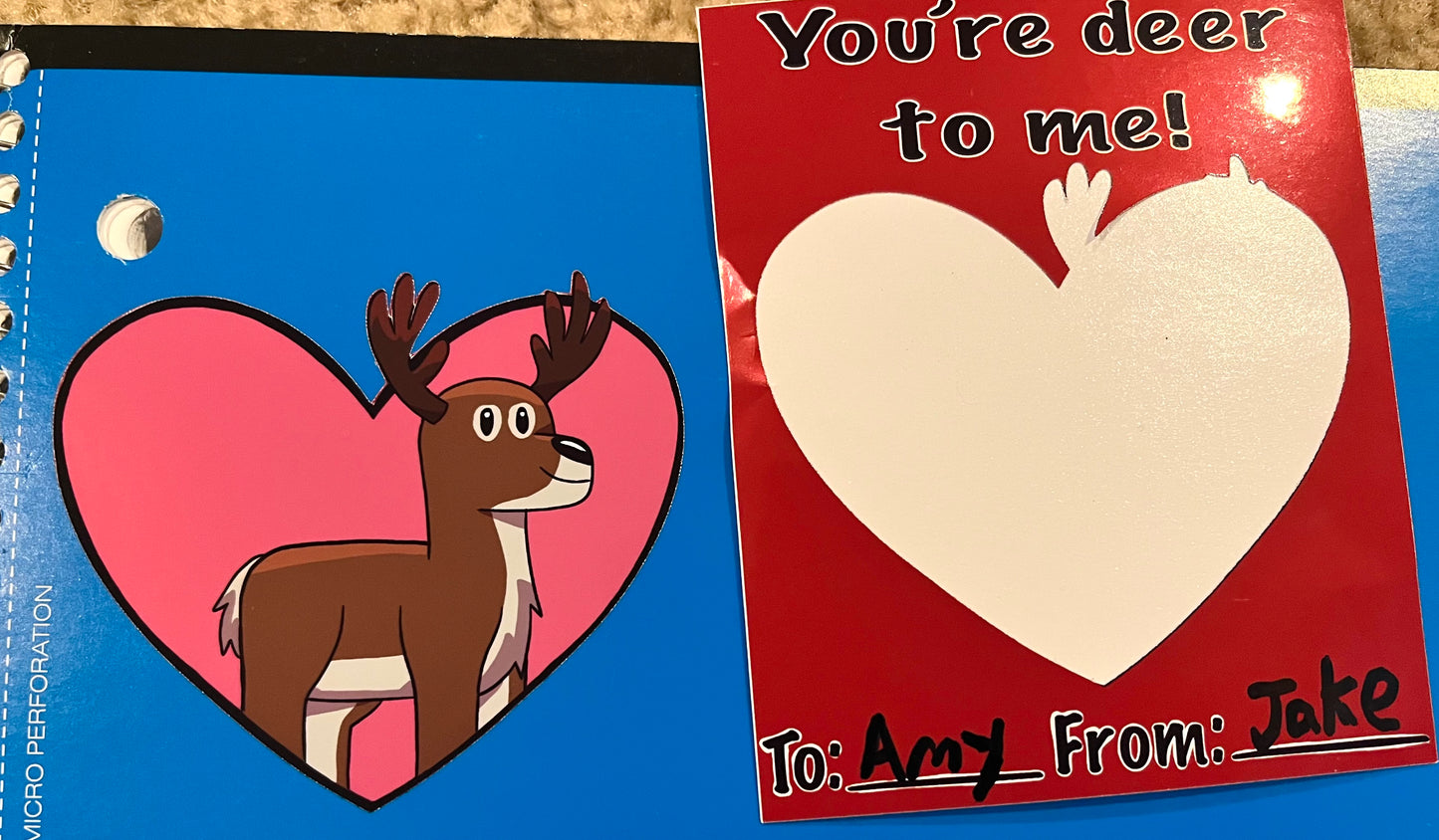 Animal Valentines Day Stickers Set (30 Pcs)